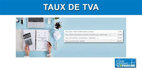 taux tva en france 2022